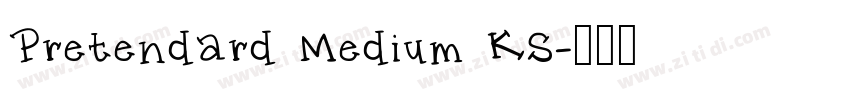 Pretendard Medium KS字体转换 Pretendard Medium KS字体转换
